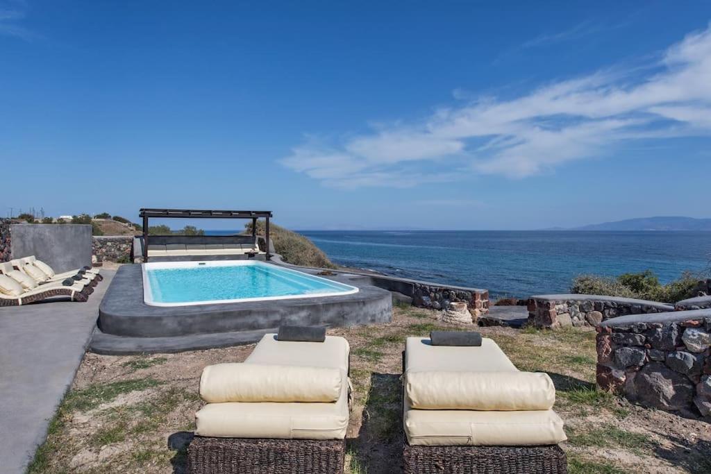 Ramni House: Private Villa With Pool By The Sea Oía Exteriör bild